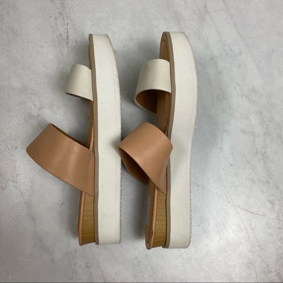 DV Dolce Vita: Nilo Platform Double Strap Slides Slip On Sandals Size 5.5 (NWOT) - Picture 4 of 7